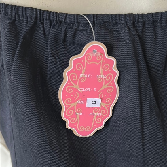 Pura Vida 100% cotton  Black Lace Dress size 12 - Picture 8 of 12